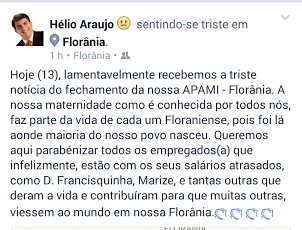 Hélio Araújo fechamento