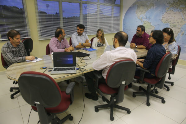 reuniao com representantes de universidade argentina na secretaria de relacoes internacionais